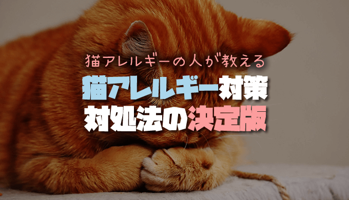 猫アレルギー対策はこれで決まり 薬なしの対処法 海賊猫ブログ白足のモモ